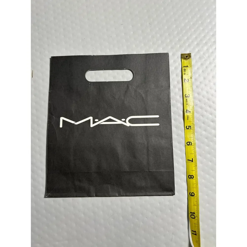 M·A·C Cosmetics Black &‎ White Logo Small Paper Shopping Bag 9x8
